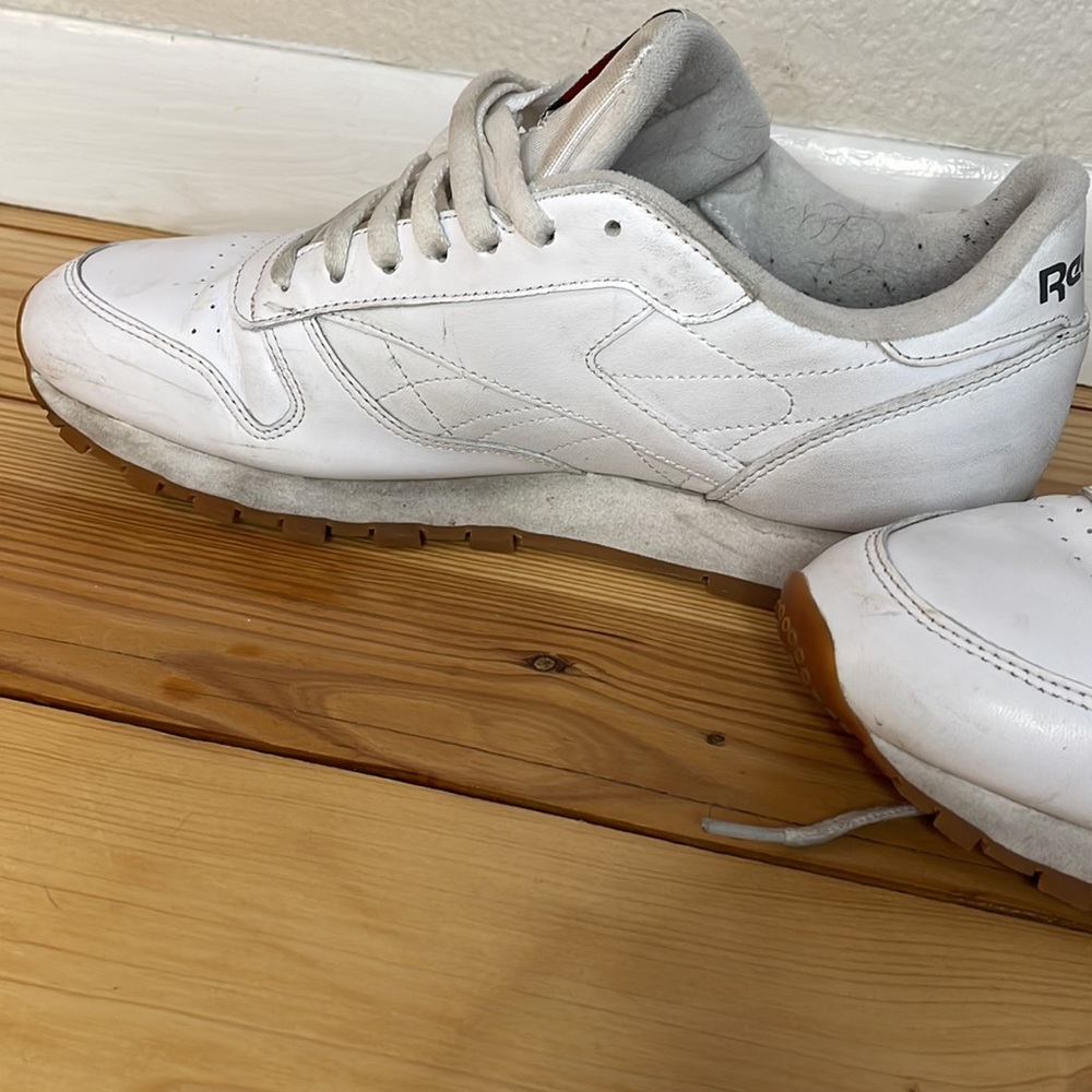 Reebok classic leather sneaker - white/gum sole - Picture 5 of 9